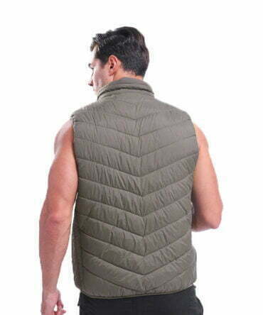 Gilet Chauffant Chasse CP Vert Clair Dos