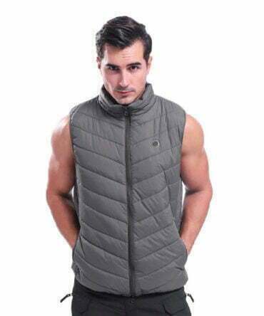 Gilet Chauffant Chasse Gris Fonce